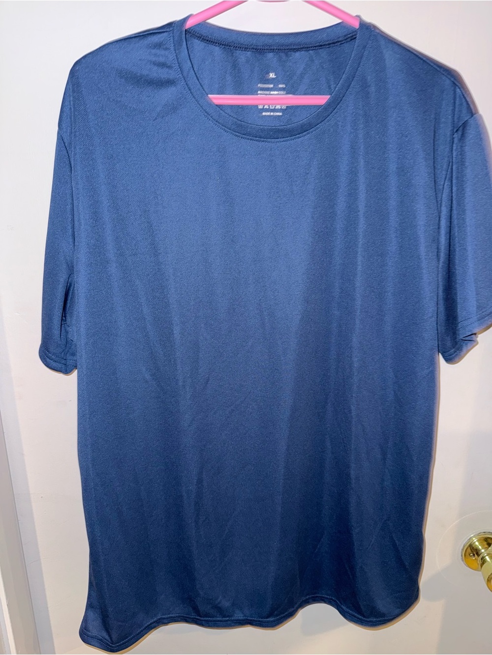 Men's Performance Crew Tee in Navy Blue